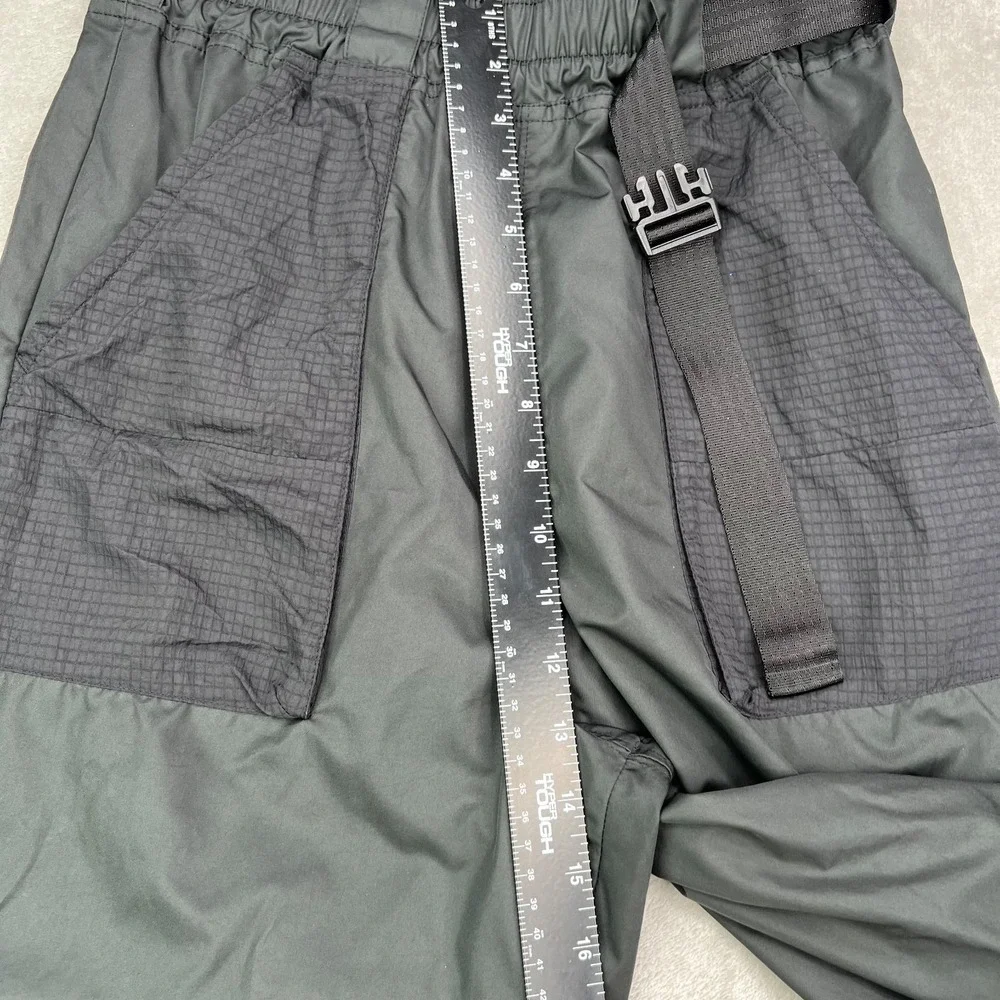 Nike Swoosh Pants Women Small Black Belted Tapered Joggers Athleisure CJ3776-010